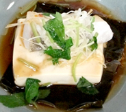 4.白身魚と豆腐の重ね蒸し