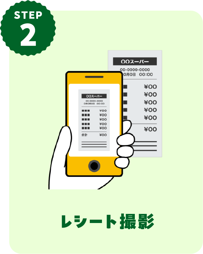 STEP2 レシート撮影