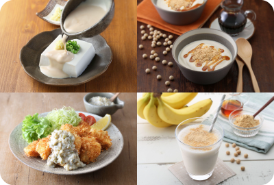「まるごとＳＯＹカスピ海ヨーグルト」を使った様々な料理