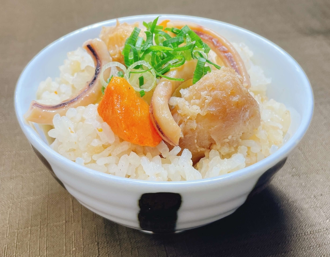 いか里ご飯の完成イメージ