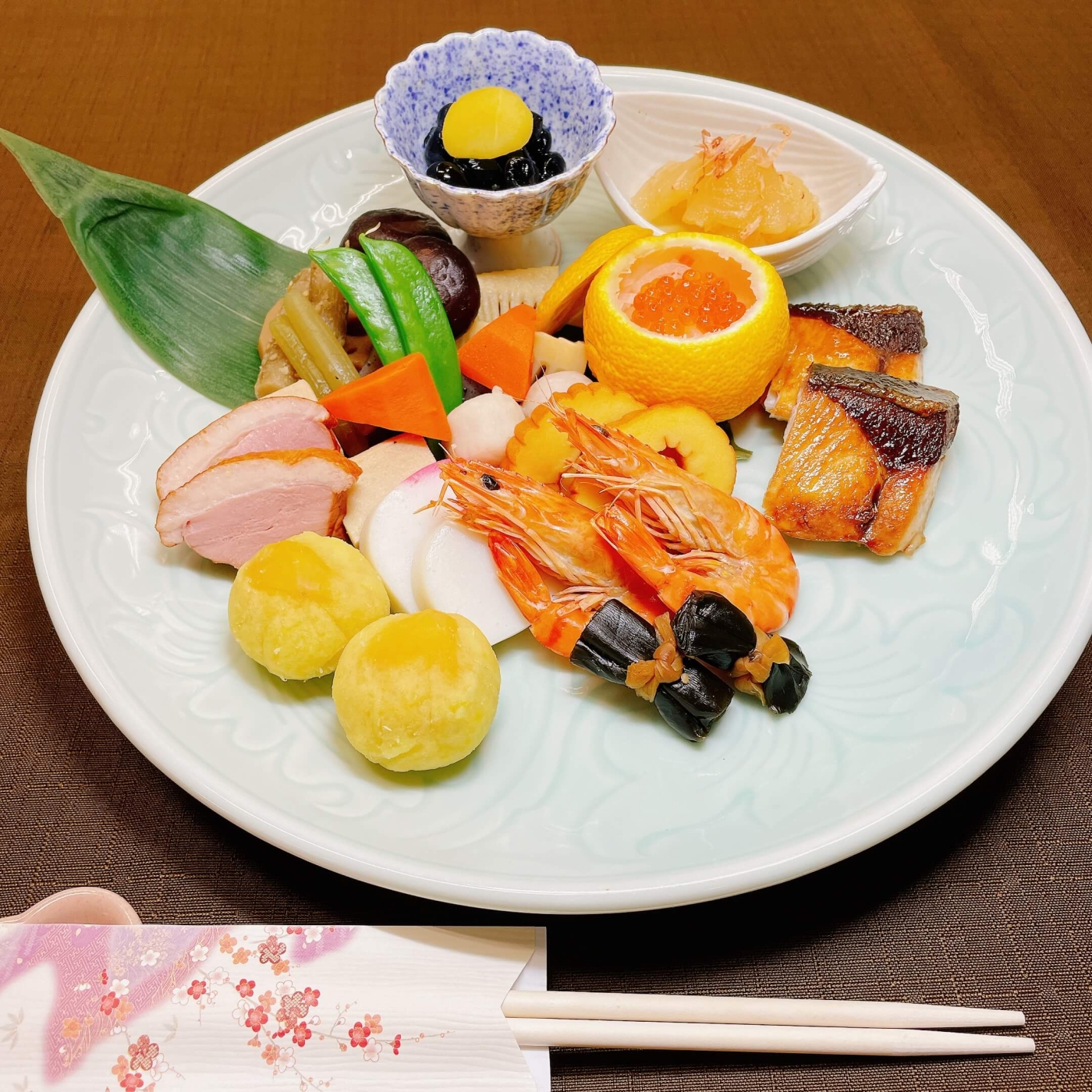 おせちセット(大)盛り付け例の完成イメージ