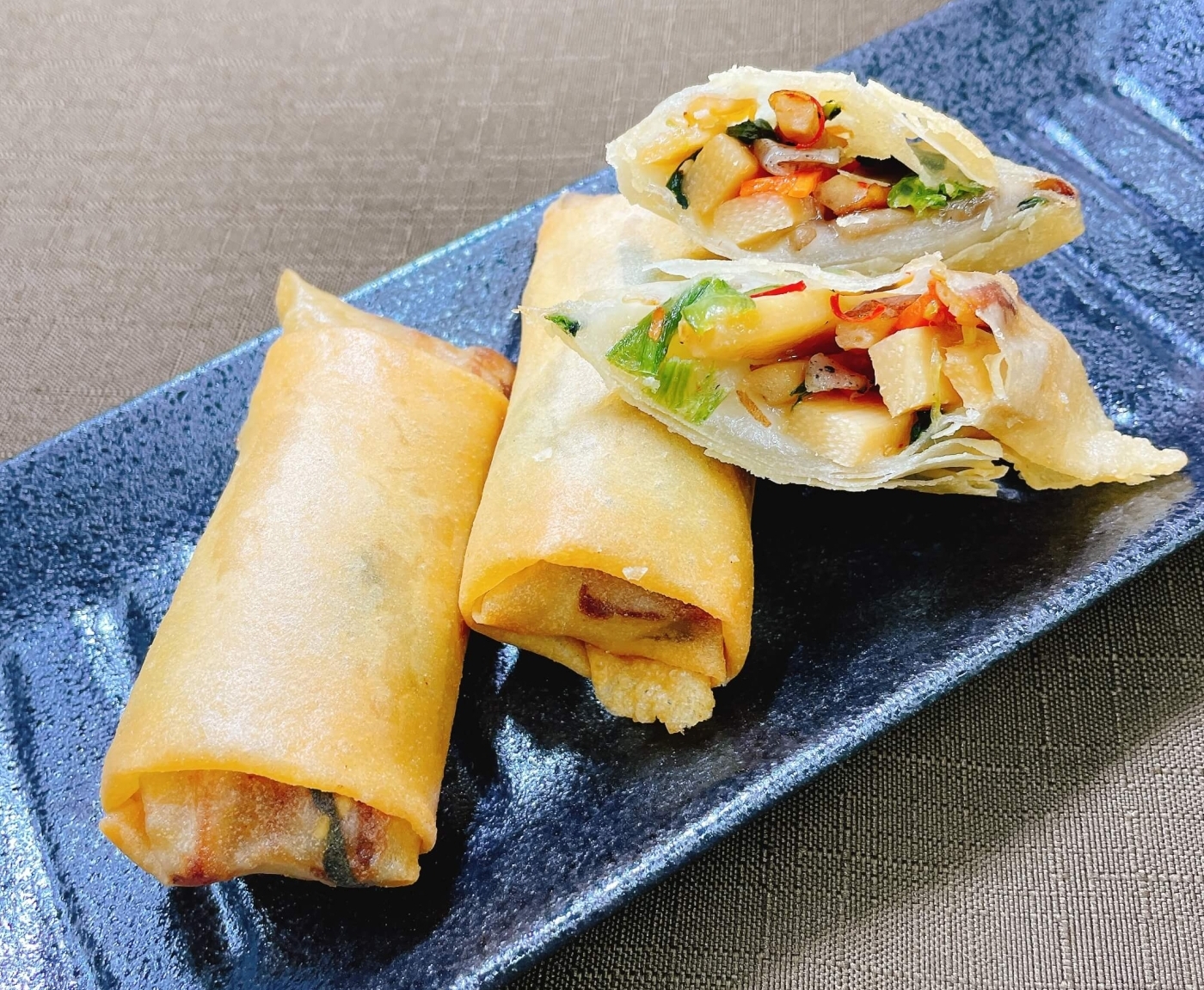 たけのこきんぴらの春巻き完成イメージ