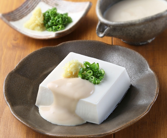 Tofu with soybeans yogurt source
                        