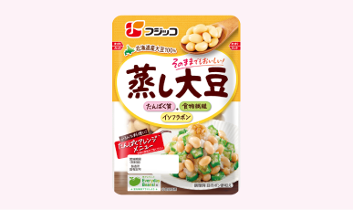 蒸し大豆