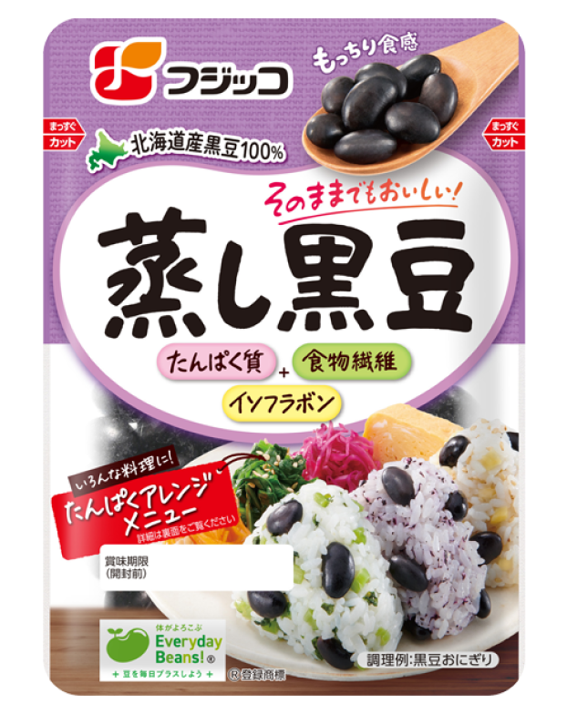 蒸し黒豆