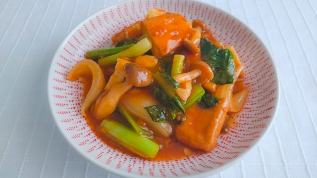 厚揚げの麻婆あんかけ