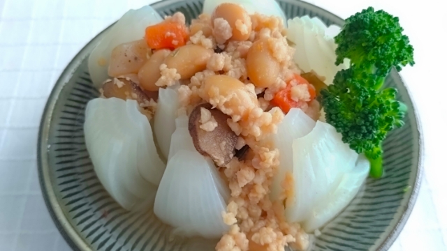 アレンジ２：野菜のそぼろがけ