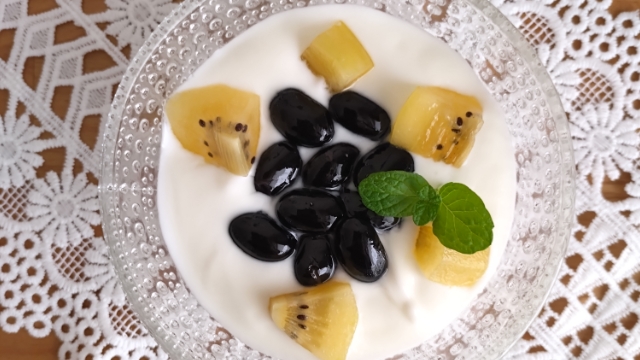 黒豆ヨーグルト