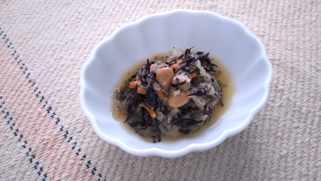ひじき煮のおろし和え