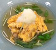 1.こんぶ豆のオムレツあんかけ