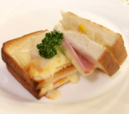 1.ポテトサラダのクロックサンド