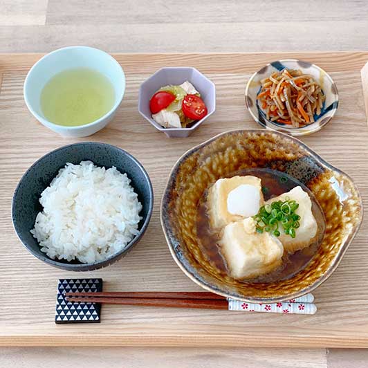 家庭料理の定番シリーズ！揚げだし豆腐献立