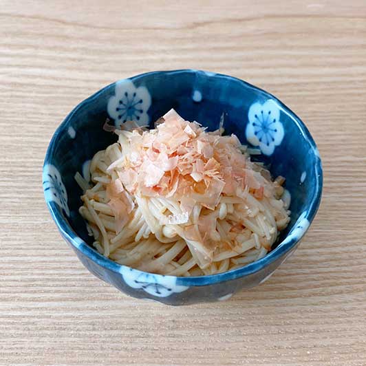 レンジで1分！ヘルシーえのきポン酢