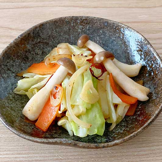 にんにく香る！ペペロン野菜