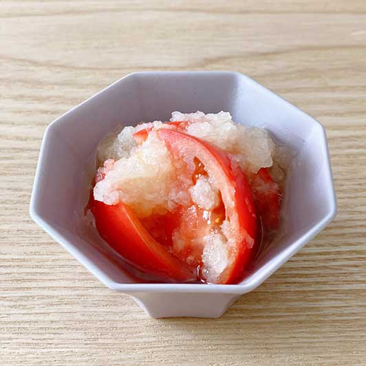 箸休めに最適！トマトの甘酢おろし和え