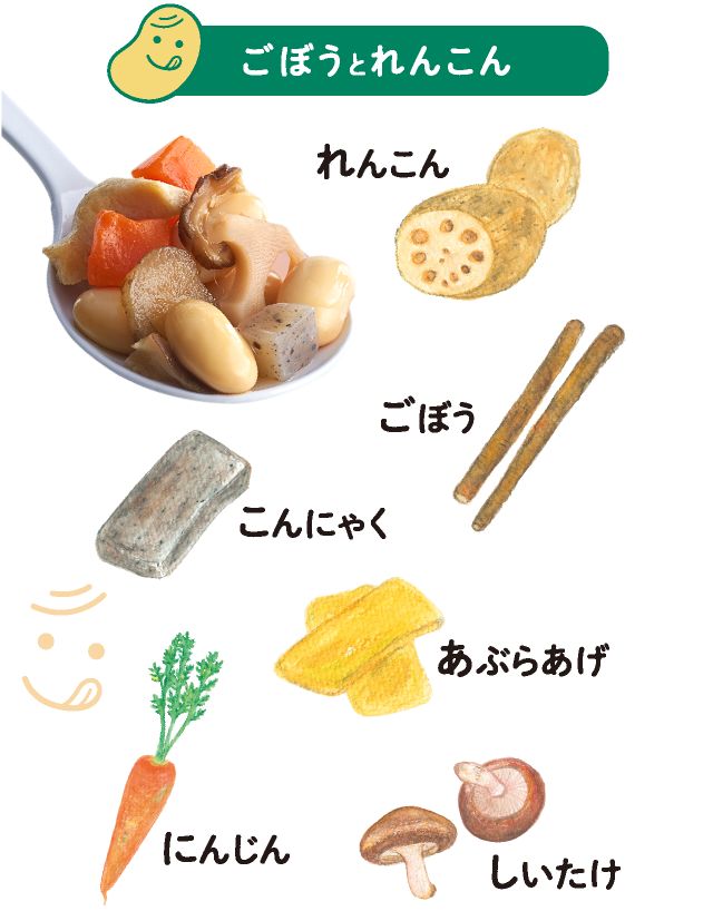 ごぼうとれんこん