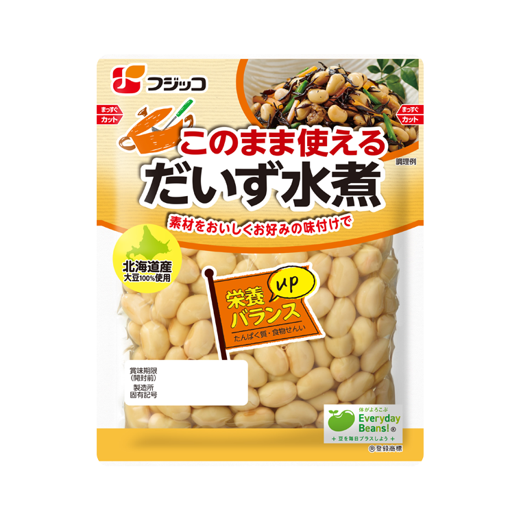 このまま使えるだいず水煮 水煮 蒸し豆 商品情報 フジッコ株式会社