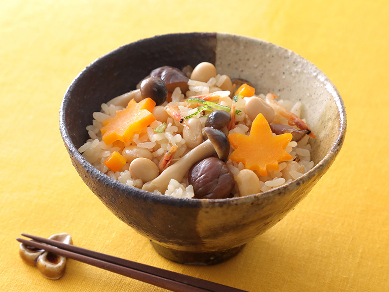 大豆ときのこの炊き込みご飯 愛情レシピ フジッコ株式会社 大豆ときのこの炊き込みご飯 愛情レシピ フジッコ株式会社